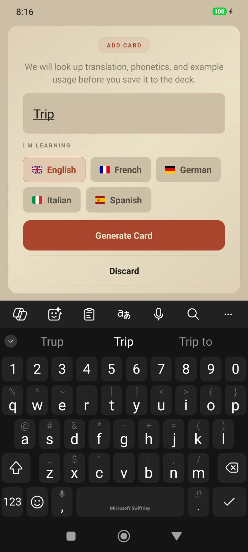 Screenshot of dictionaries-feature-light